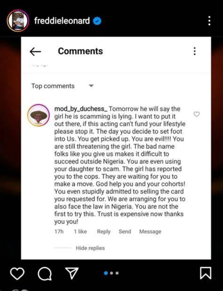
“I Just Learned I Have A Daughter Somewhere” – Fredrick Leonard Expresses Shock 